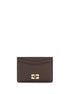 Ganni Brown Recycled Polyester Wallet