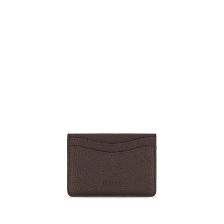Ganni Brown Recycled Polyester Wallet