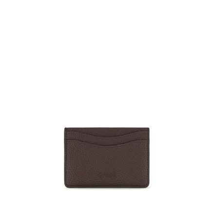 Ganni Brown Recycled Polyester Wallet