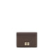 Ganni Brown Recycled Polyester Wallet