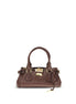 Chloé Bordeaux Buffalo Leather Shoulder Bag