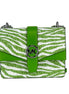 Michael Kors Greenwich Small Print Logo Crossbody Tote Chain Bag  Jungle Green $498