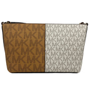 Μικρή τσάντα crossbody Michael Kors Jet Set με δίχρωμο λογότυπο