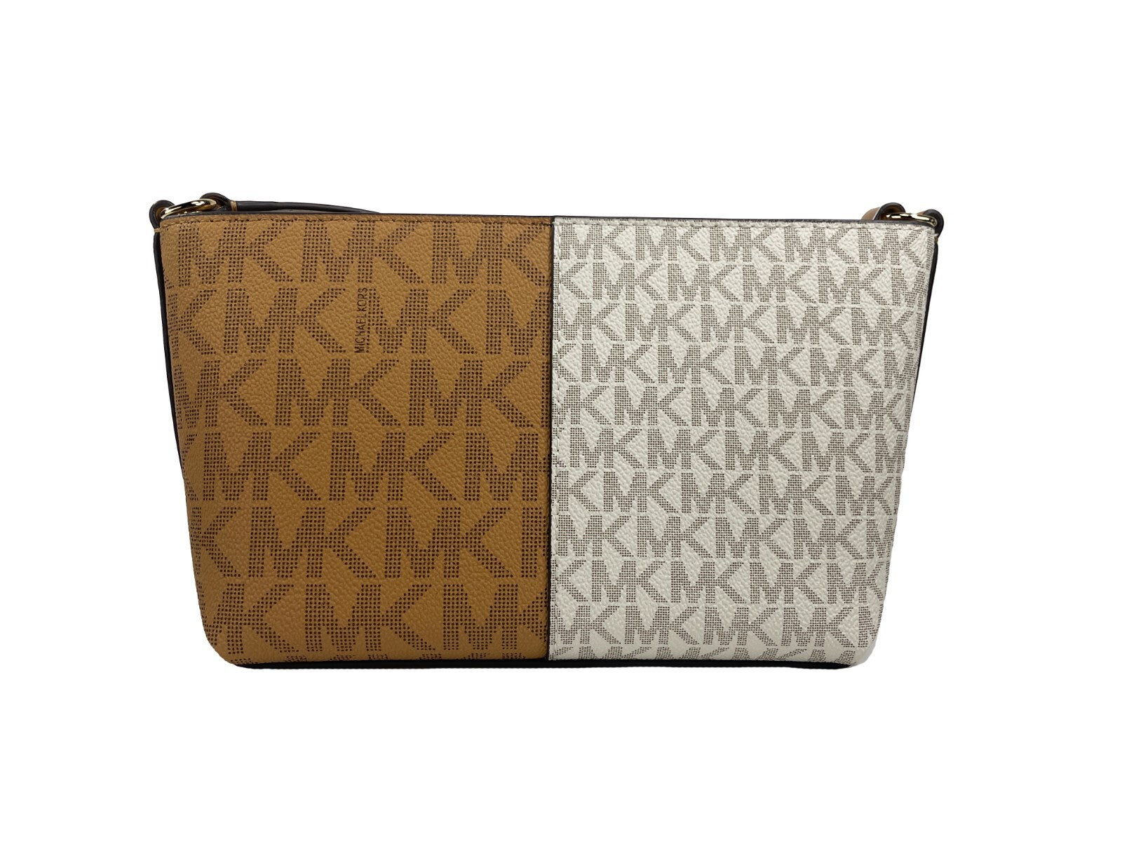 Μικρή τσάντα crossbody Michael Kors Jet Set με δίχρωμο λογότυπο
