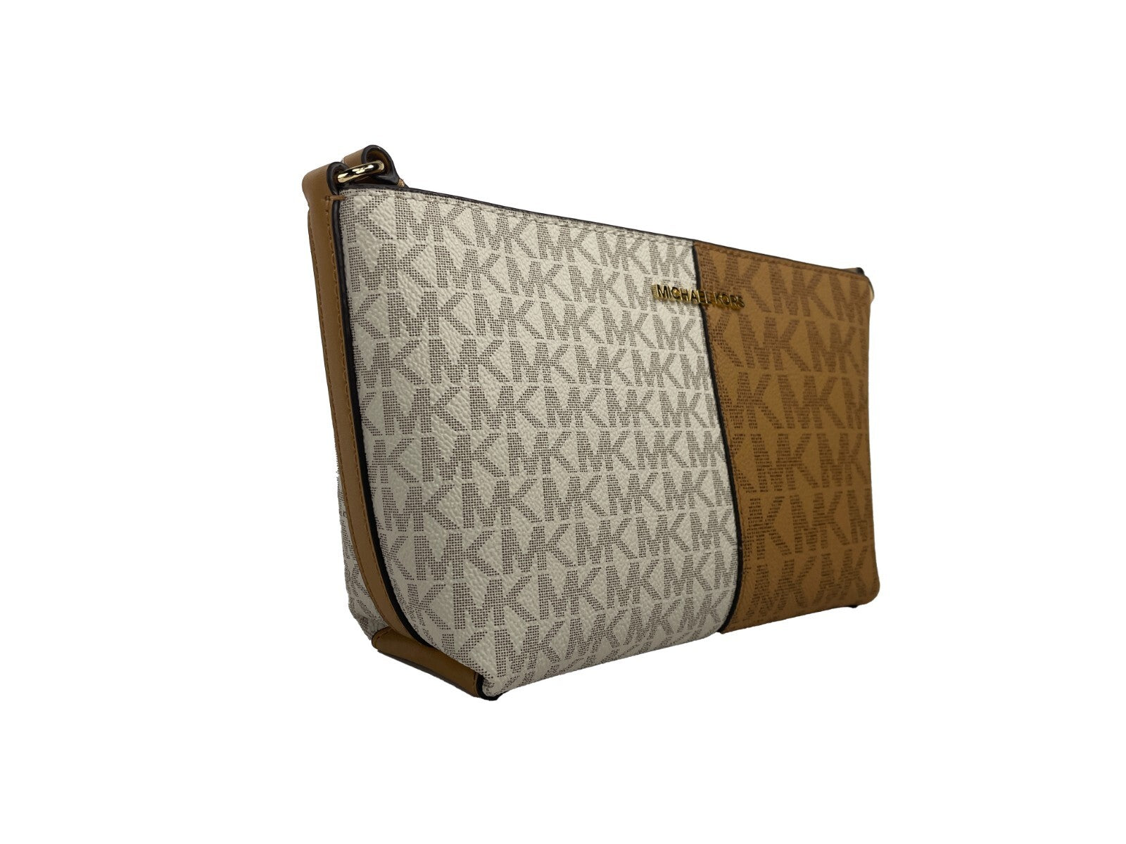 Μικρή τσάντα crossbody Michael Kors Jet Set με δίχρωμο λογότυπο