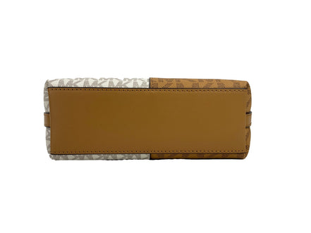 Μικρή τσάντα crossbody Michael Kors Jet Set με δίχρωμο λογότυπο