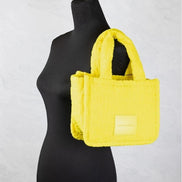 Marc Jacobs The Monogram Terry Tote Small Golden Kiwi Shoulder Bag Purse