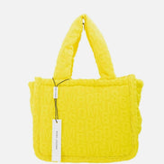 Marc Jacobs The Monogram Terry Tote Small Golden Kiwi Shoulder Bag Purse