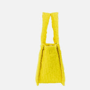 Marc Jacobs The Monogram Terry Tote Small Golden Kiwi Shoulder Bag Purse