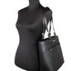 Michael Kors Womens Jet Set Travel Medium Double Pocket Tote Black/SIlver 35F3GTVT8B-001