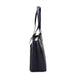 Michael Kors Womens Jet Set Travel Medium Double Pocket Tote Black/SIlver 35F3GTVT8B-001