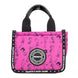Marc Jacobs X Peanuts Mini Fuchsia Fedora Puffy Nylon Tote Convertible Handbag