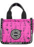Marc Jacobs X Peanuts Mini Fuchsia Fedora Puffy Nylon Tote Convertible Handbag