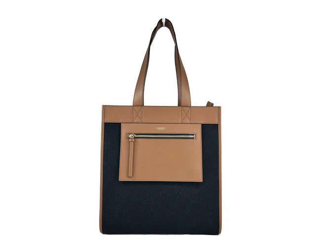 Burberry Small Pocket Tote Manzon Bag Purse