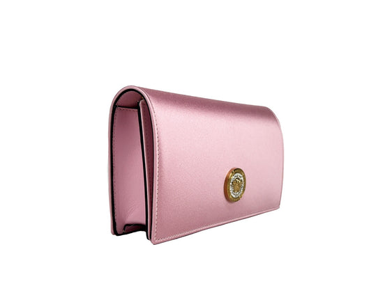 Τσάντα Versace Medusa Crystal Satin Mini Chain Crossbody