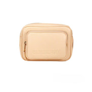 Burberry Small Branded Peach Pink Grainy Leather Camera Crossbody Bag