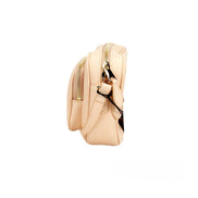 Burberry Small Branded Peach Pink Grainy Leather Camera Crossbody Bag