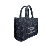 Versace Women'S 'Extra Small Athena' Shopping Bag Black