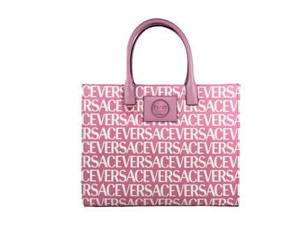 Τσάντα Versace Medusa Large Canvas Large Tote Bag Baby Pink