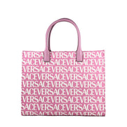 Versace Medusa Large Canvas Large Tote Bag Baby Pink