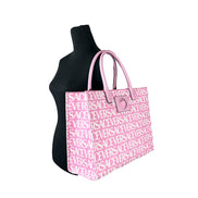 Versace Medusa Large Canvas Large Tote Bag Baby Pink