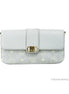MCM Small Mode Travia Pebbled Visetos Leather Shoulder Crossbody Clutch Bag
