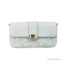 MCM Small Mode Travia Pebbled Visetos Leather Shoulder Crossbody Clutch Bag