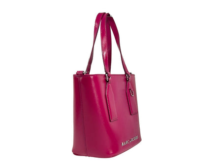 Marc Jacobs Μικρή Ροζ Τσάντα Tote Crossbody από Δέρμα Saffiano