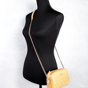 Kate Spade Carey Mini Tiramisu Quilted Smooth Leather Camera Crossbody Bag
