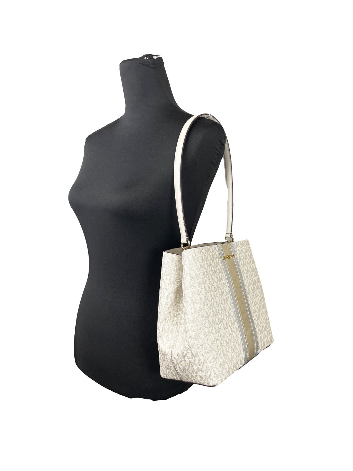 Michael Kors Medium Pratt Bucket Shoulder Bag Purse