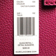 Marc Jacobs Mini Grind Cactus Flower Pebbled Leather Crossbody Tote Bag
