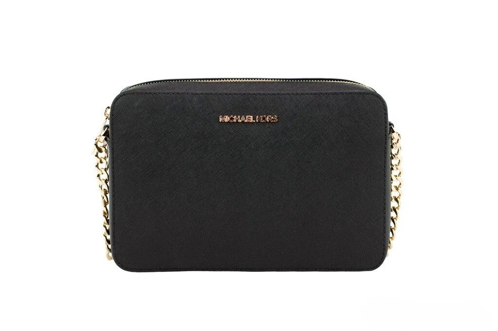 Michael Kors East West Crossbody Bag (Black/Gold)