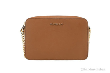 Michael Kors Women'S Zipper Closure Saffiano Leather Crossbody Bag