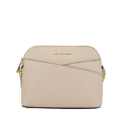 Michael Kors Women'S Jet Set Travel Dome Leather Crossbody Bag