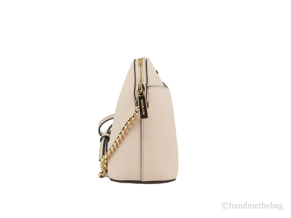 Μichael Kors Jet Set Travel Δερμάτινη Τσάντα Χιαστί Dome για γυναίκες