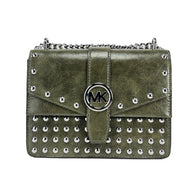 Μικρή Τσάντα Ώμου Michael Kors Greenwich με Καπάκι