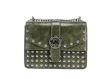 Μικρή Τσάντα Ώμου Michael Kors Greenwich με Καπάκι