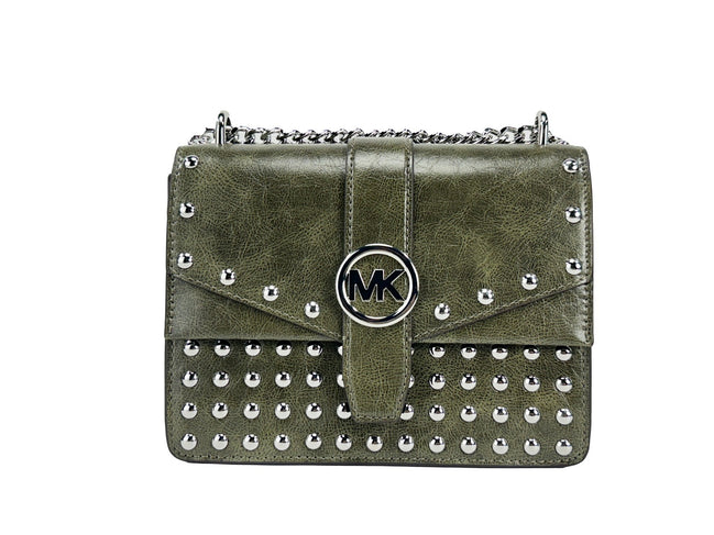 Michael Kors Greenwich Μικρή Τσάντα Χιαστί Ώμου Flap