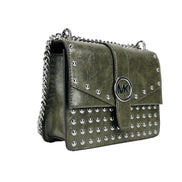 Μικρή Τσάντα Ώμου Michael Kors Greenwich με Καπάκι
