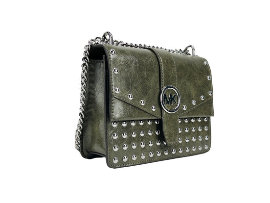 Μικρή Τσάντα Ώμου Michael Kors Greenwich με Καπάκι