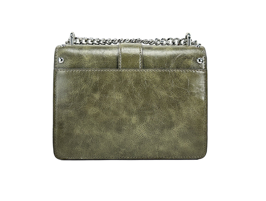 Michael Kors Greenwich Μικρή Τσάντα Χιαστί Ώμου Flap