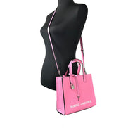 Marc Jacobs Mini Grind Pink Leather Crossbody Bag Purse
