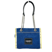 Μικρή τσάντα Marc Jacobs The Tote από τζιν με αλυσίδα  
