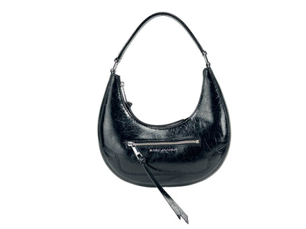 Μικρή τσάντα Marc Jacobs Cruiser Crescent από ζαρωτό δέρμα  