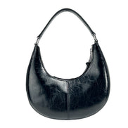 Μικρή τσάντα Marc Jacobs Cruiser Crescent από ζαρωτό δέρμα  