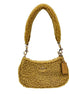 COACH Coach Teri Mini Shearling Fur Crossbody Bag