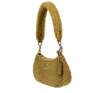 Τσάντα Coach Teri Mini από γούνα shearling με λουρί ώμου  