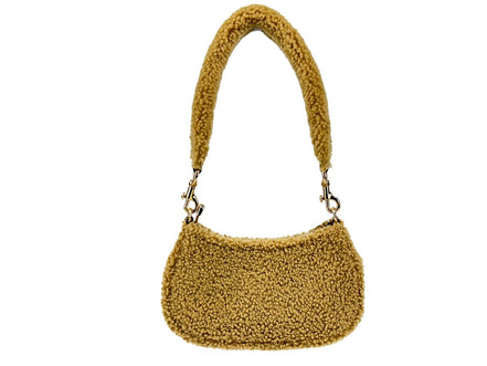 Τσάντα Coach Teri Mini από γούνα shearling με λουρί ώμου  