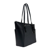 Michael Kors Charlotte Leather Top Zip Tote Bag