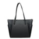Michael Kors Charlotte Leather Top Zip Tote Bag